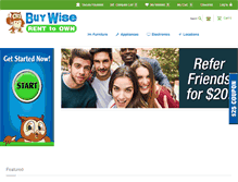 Tablet Screenshot of buywise.com